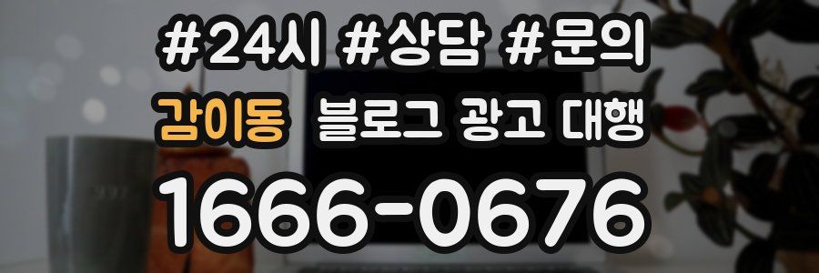 감이동 블로그 광고 대행