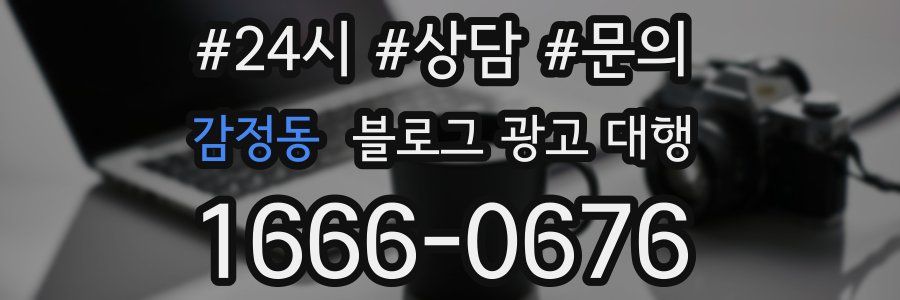 감정동 블로그 광고 대행