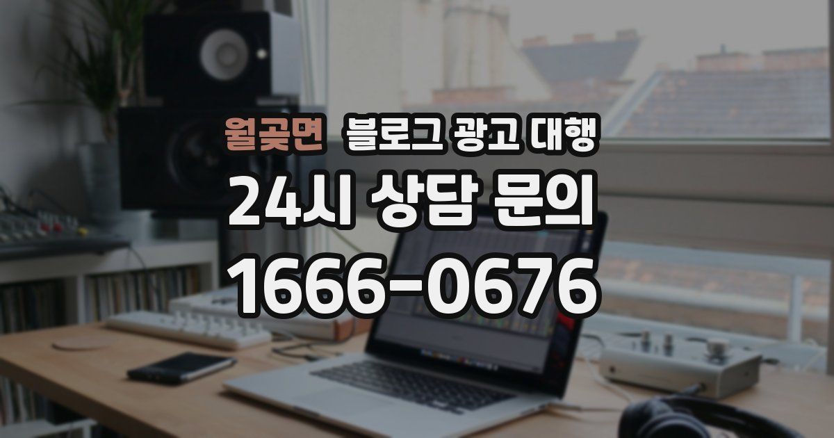 월곶면 블로그 광고 대행