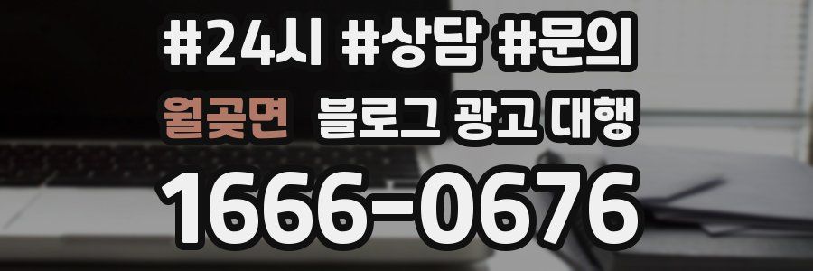 월곶면 블로그 광고 대행