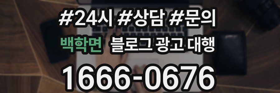백학면 블로그 광고 대행