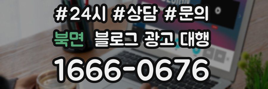 북면 블로그 광고 대행