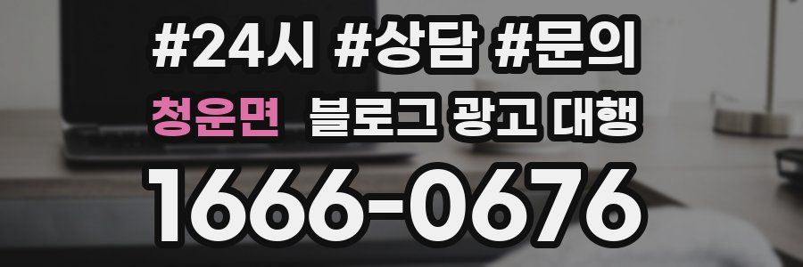 청운면 블로그 광고 대행