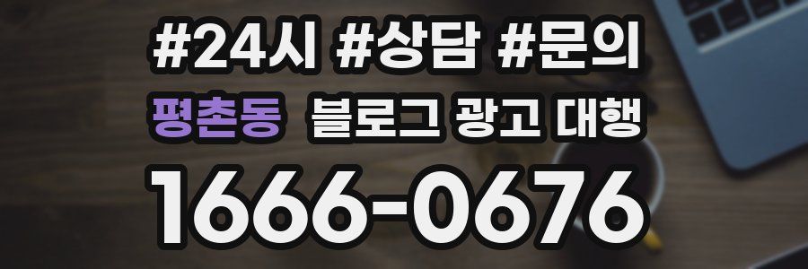 평촌동 블로그 광고 대행