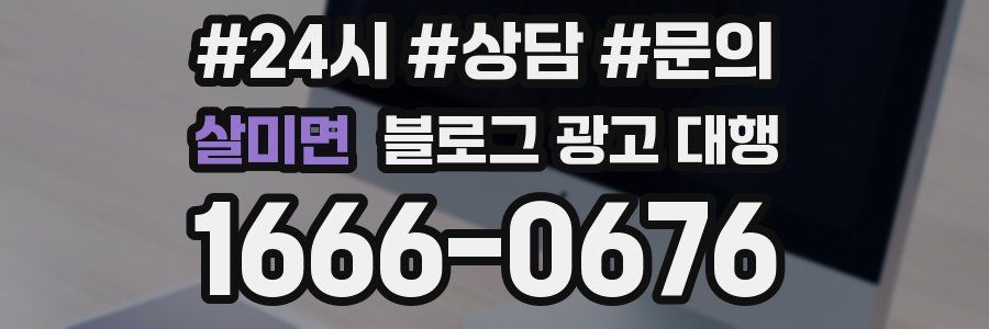 살미면 블로그 광고 대행