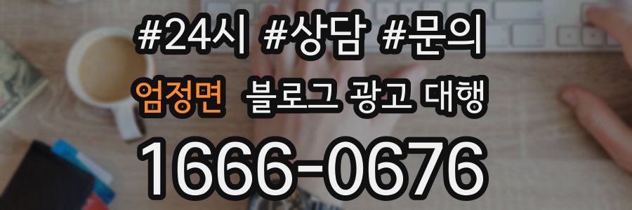 엄정면 블로그 광고 대행
