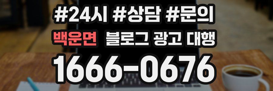 백운면 블로그 광고 대행