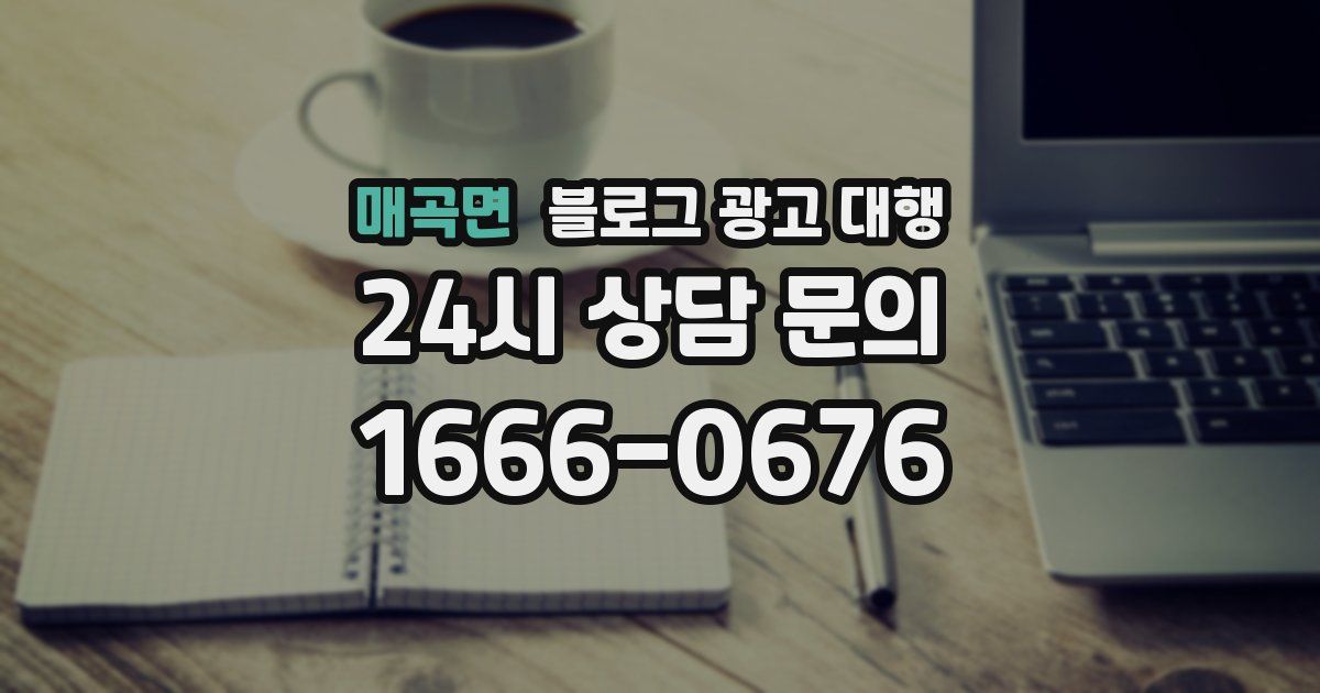 매곡면 블로그 광고 대행