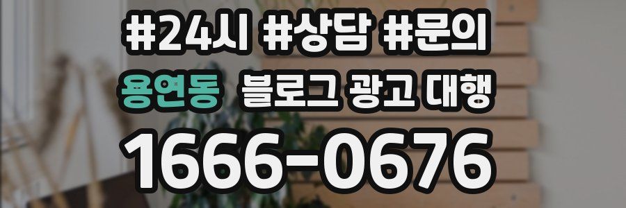 용연동 블로그 광고 대행