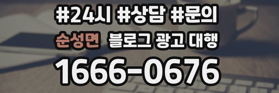 순성면 블로그 광고 대행