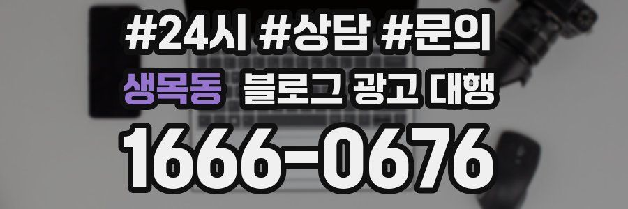 생목동 블로그 광고 대행