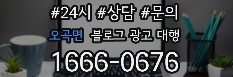 오곡면 블로그 광고 대행