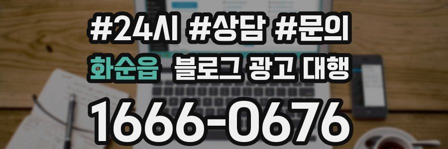 화순읍 블로그 광고 대행