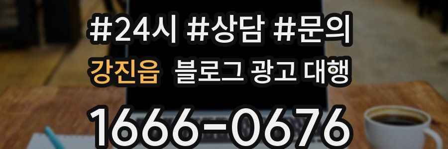 강진읍 블로그 광고 대행