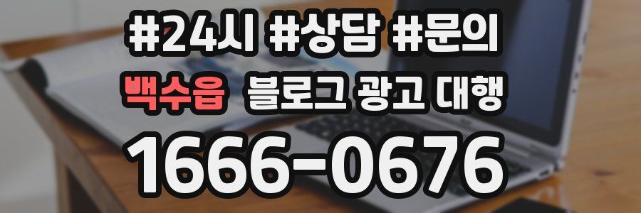 백수읍 블로그 광고 대행