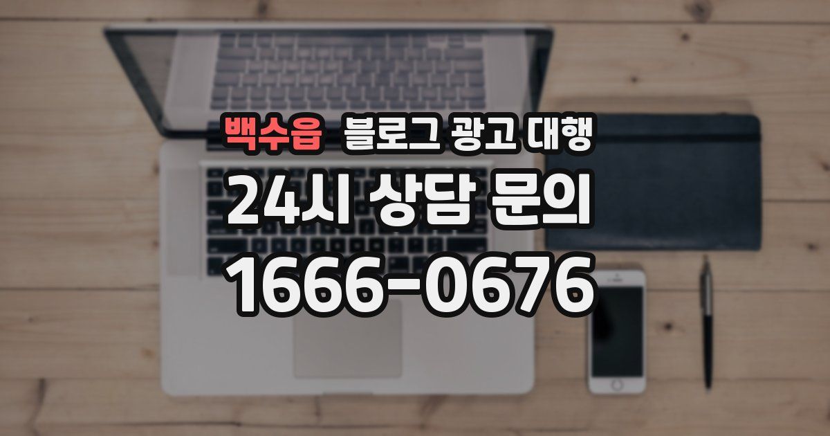백수읍 블로그 광고 대행