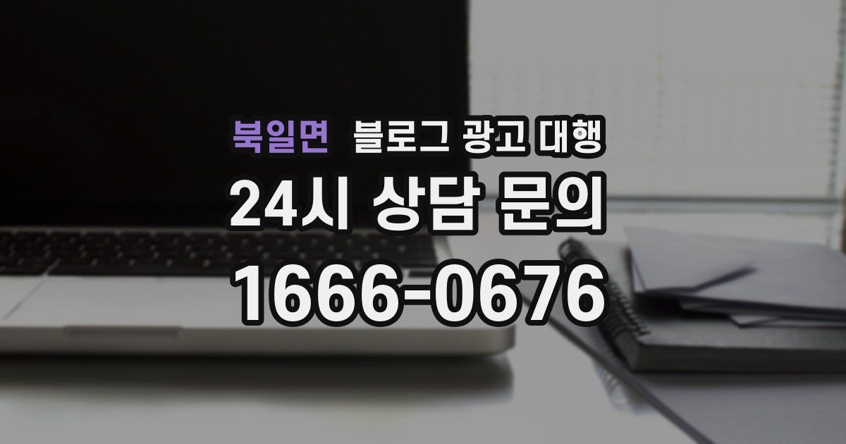 북일면 블로그 광고 대행