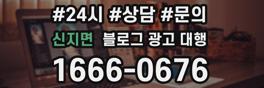 신지면 블로그 광고 대행