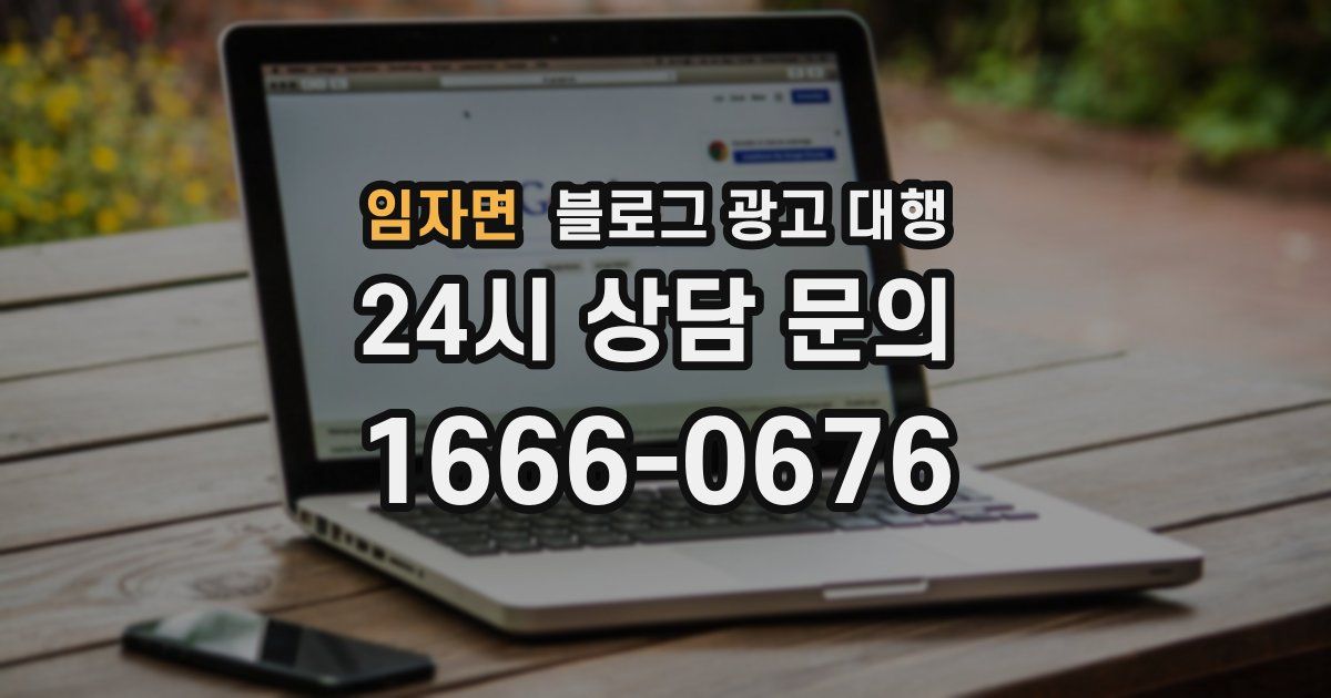 임자면 블로그 광고 대행