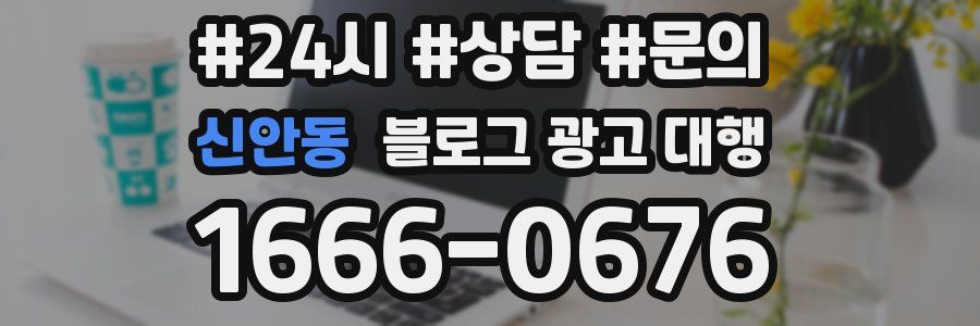 신안동 블로그 광고 대행
