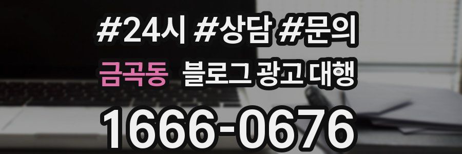 금곡동 블로그 광고 대행