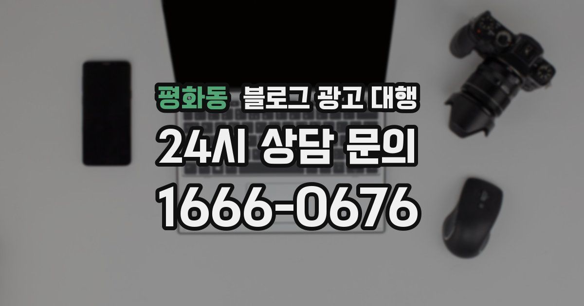 평화동 블로그 광고 대행