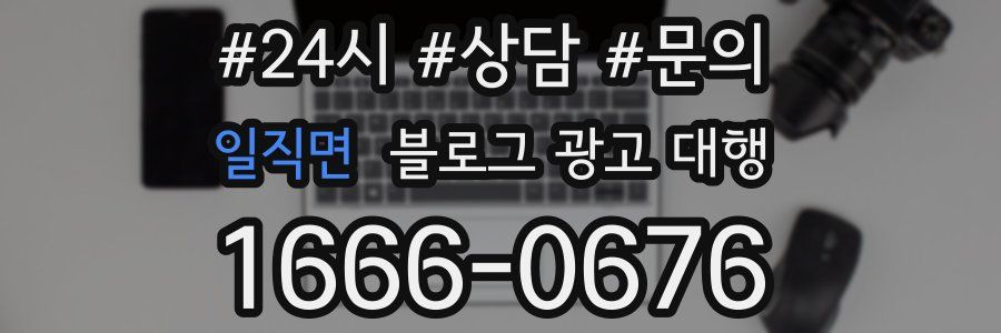 일직면 블로그 광고 대행