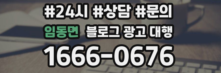 임동면 블로그 광고 대행