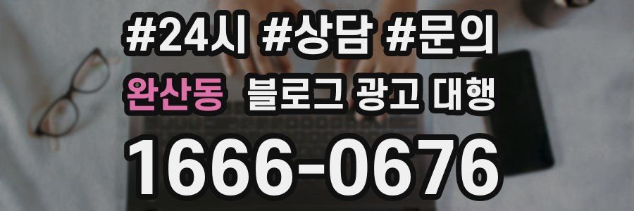 완산동 블로그 광고 대행