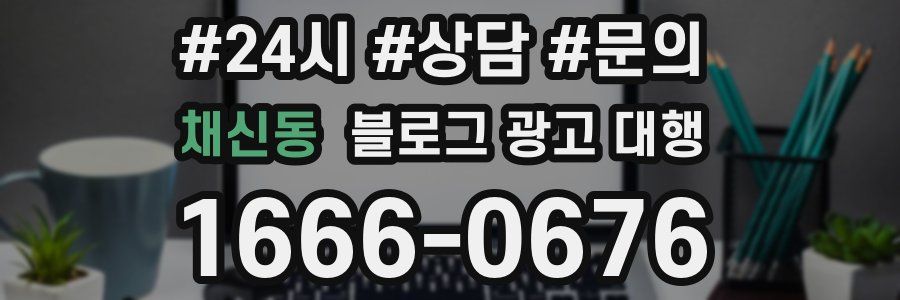채신동 블로그 광고 대행