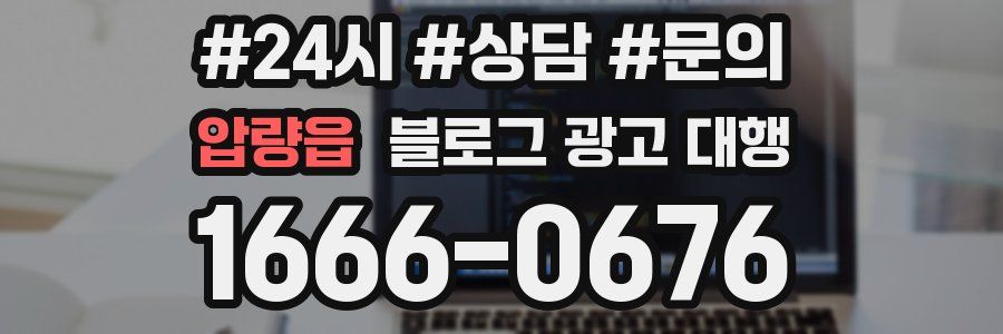 압량읍 블로그 광고 대행