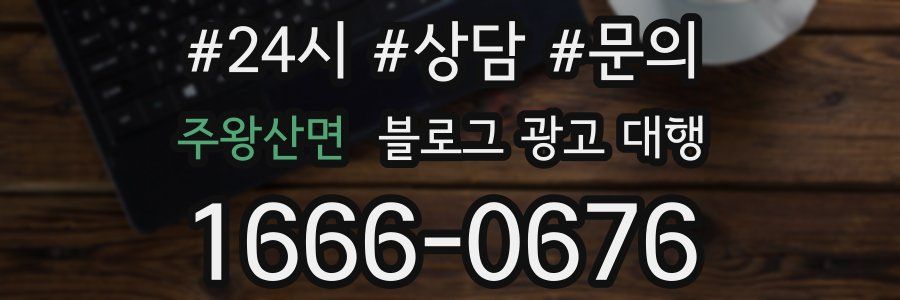 주왕산면 블로그 광고 대행