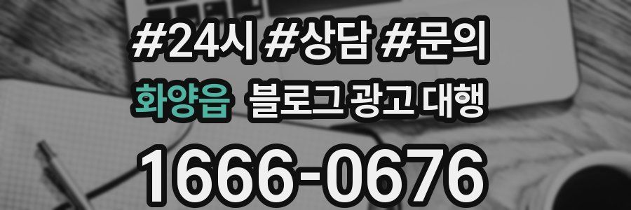 화양읍 블로그 광고 대행