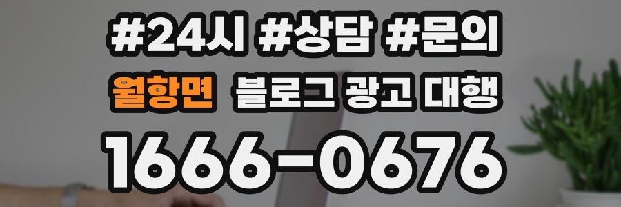 월항면 블로그 광고 대행