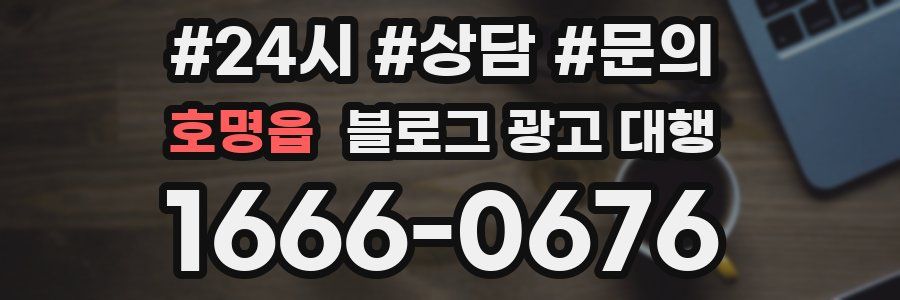 호명읍 블로그 광고 대행