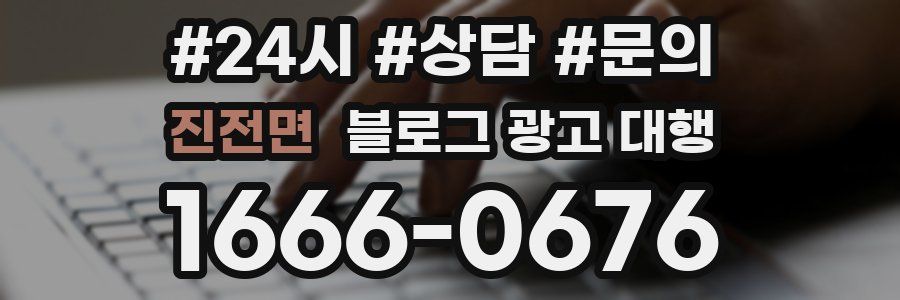 진전면 블로그 광고 대행