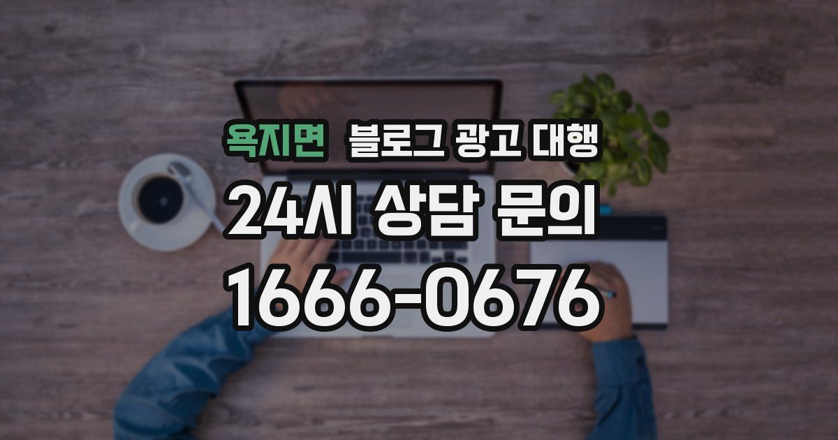 욕지면 블로그 광고 대행