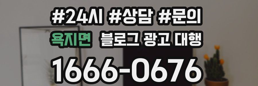 욕지면 블로그 광고 대행