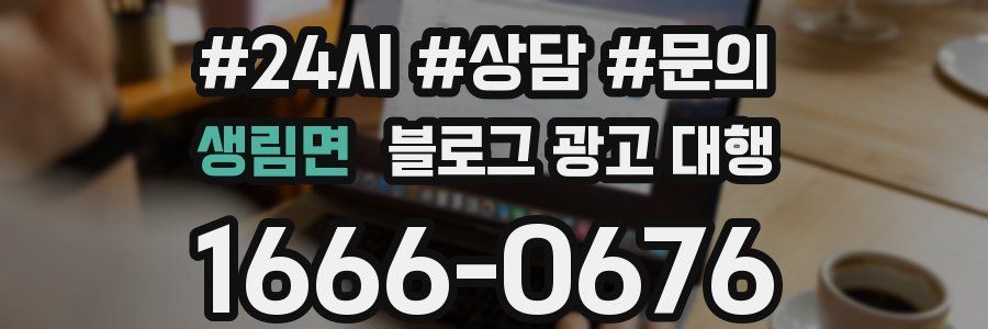 생림면 블로그 광고 대행