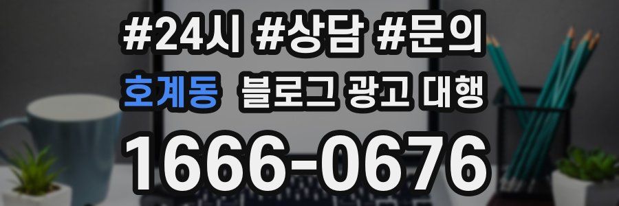 호계동 블로그 광고 대행