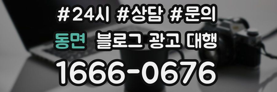 동면 블로그 광고 대행