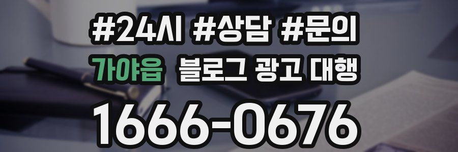 가야읍 블로그 광고 대행