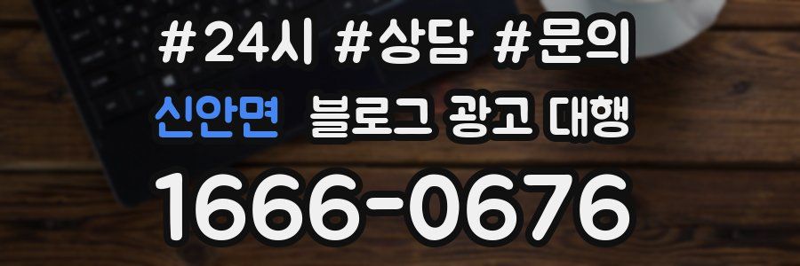 신안면 블로그 광고 대행