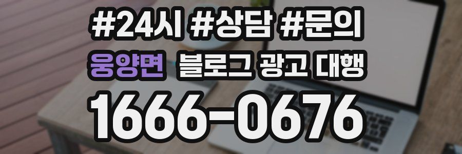 웅양면 블로그 광고 대행