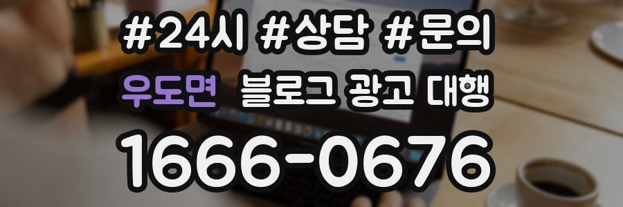 우도면 블로그 광고 대행