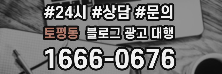 토평동 블로그 광고 대행