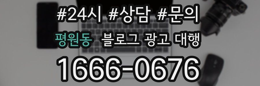 평원동 블로그 광고 대행