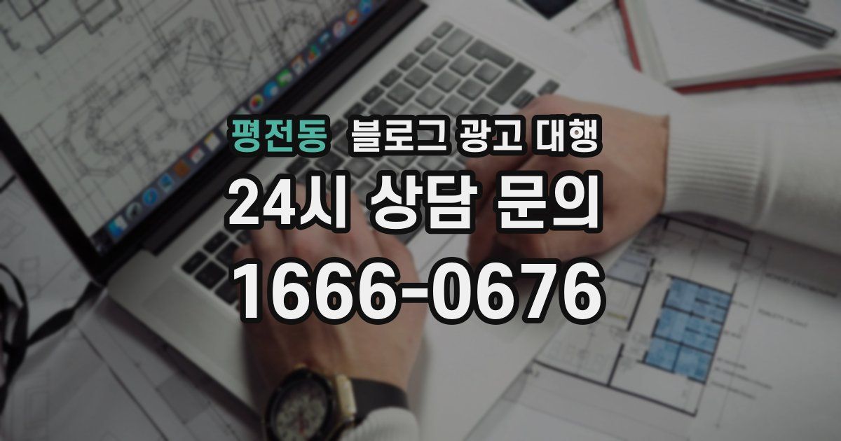 평전동 블로그 광고 대행