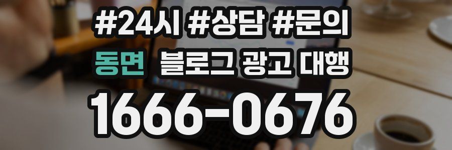 동면 블로그 광고 대행