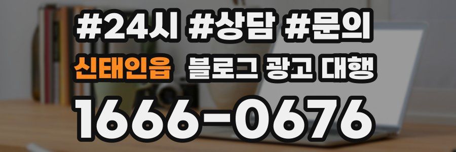 신태인읍 블로그 광고 대행